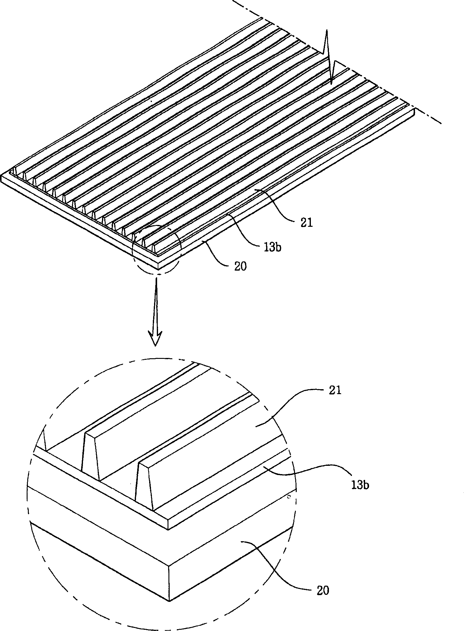 Plasma display device, plasma display panel and producing method