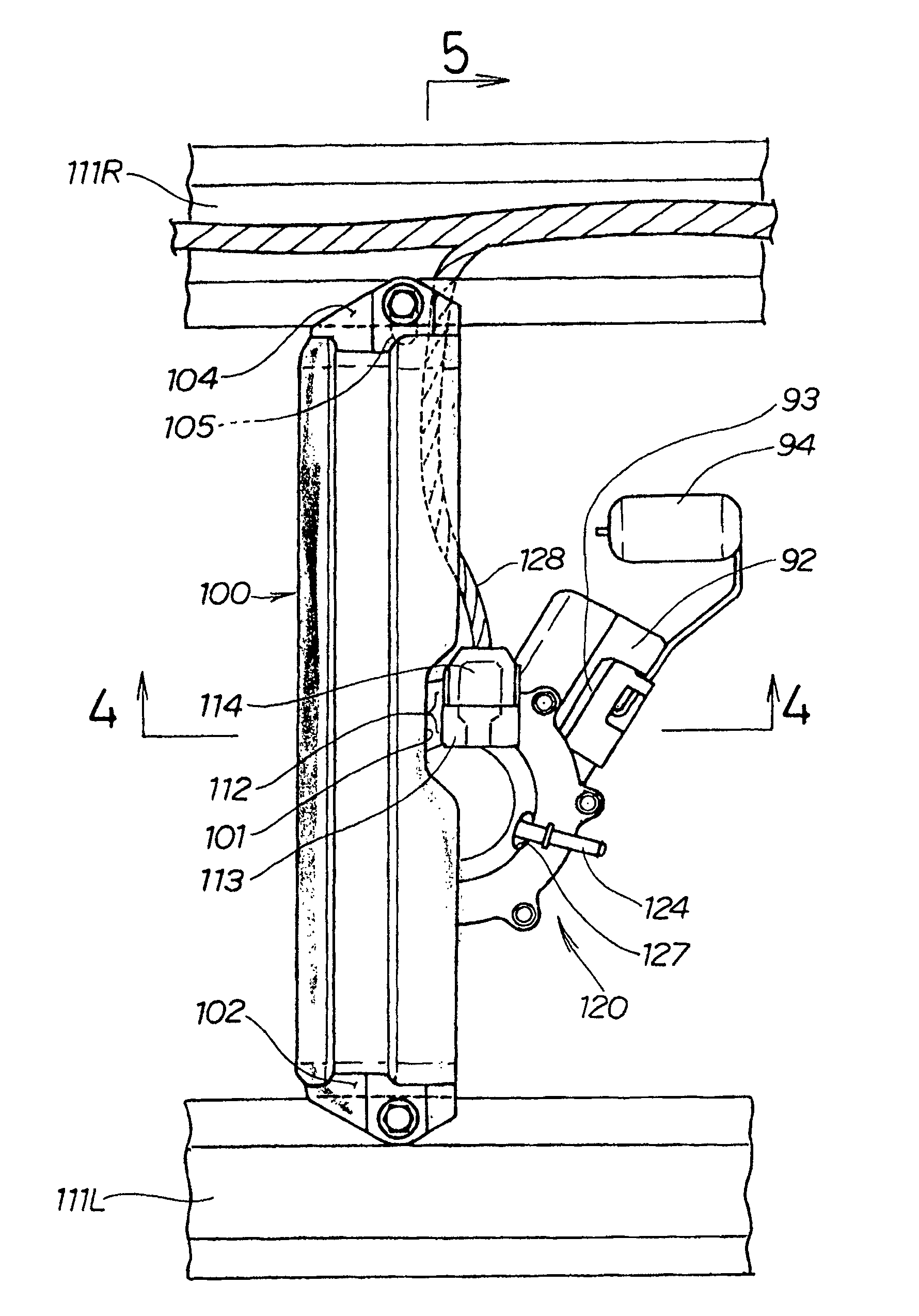 Frame structure of two wheel motor vehicle