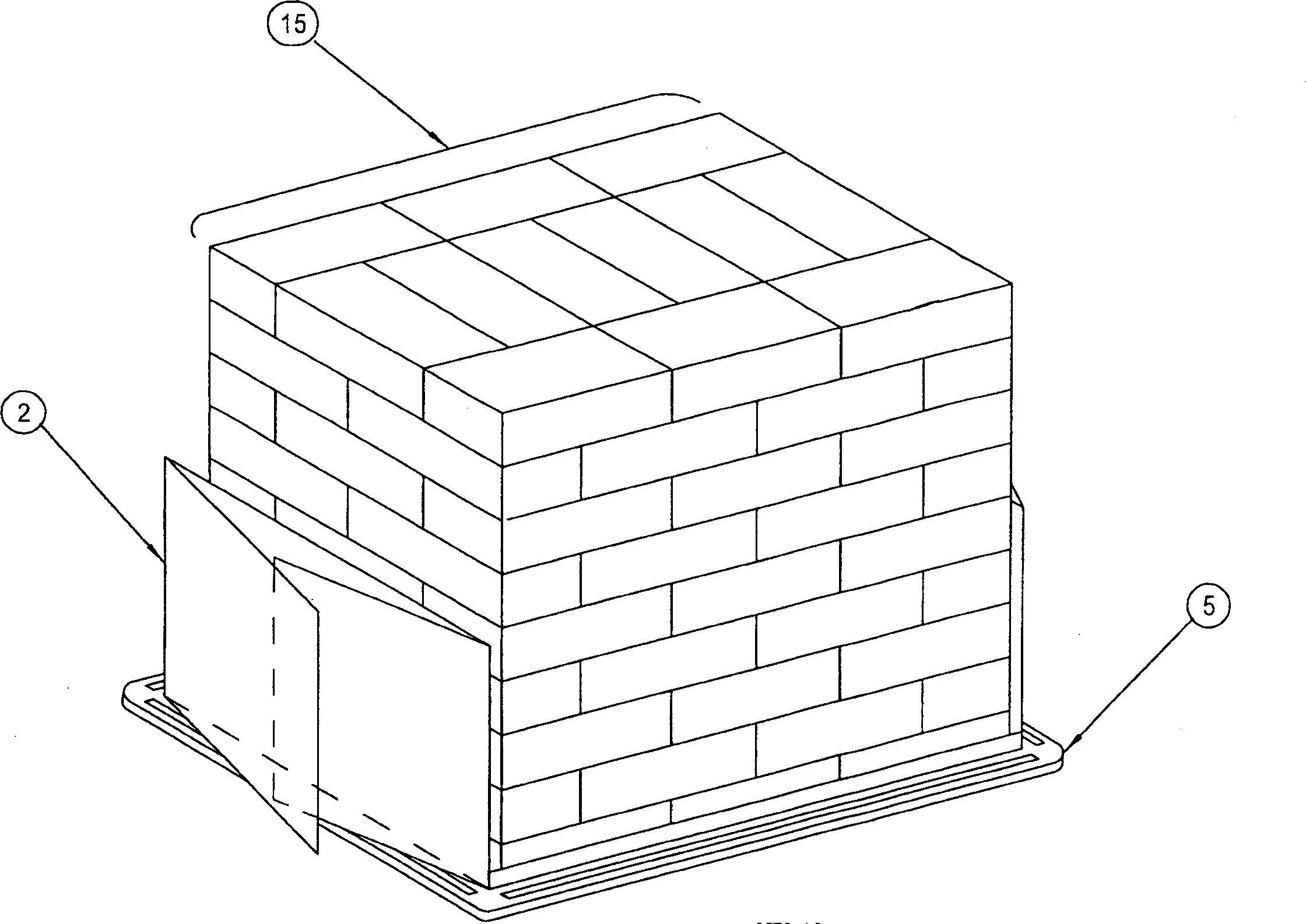 Device for transporting goods