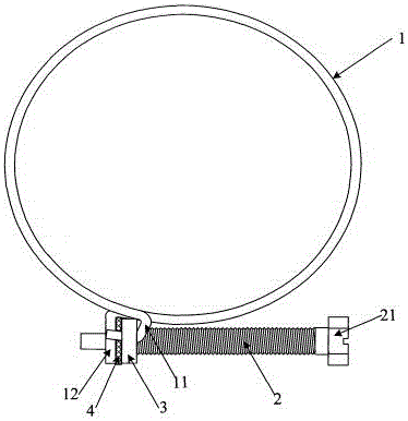 Clamp ring structure