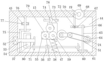 Corrugated paper crushing and extruding device