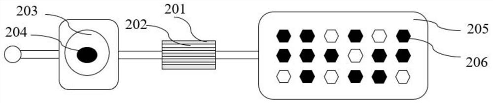 Microcavity type digital PCR disc chip connected with silicon-based microvalve