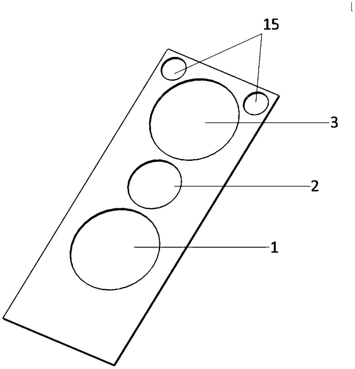 A semiconductor laser cooling heat sink device