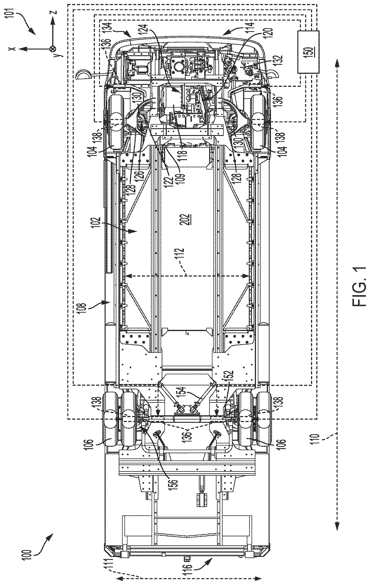 Suspension system for electric heavy-duty vehicle