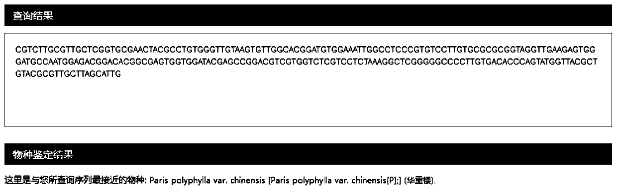 Extracting solution for extracting DNA from micro medicinal plant sample and extraction method