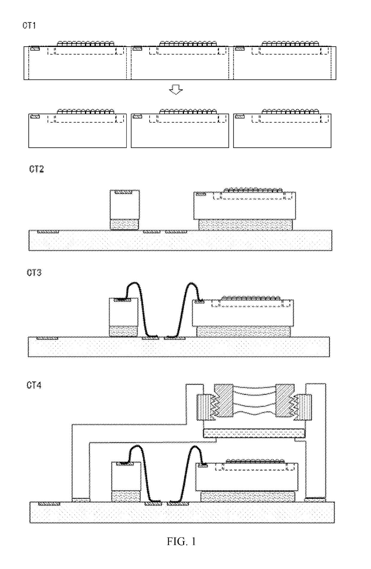 Imaging devices, camera modules, and fabrication methods thereof