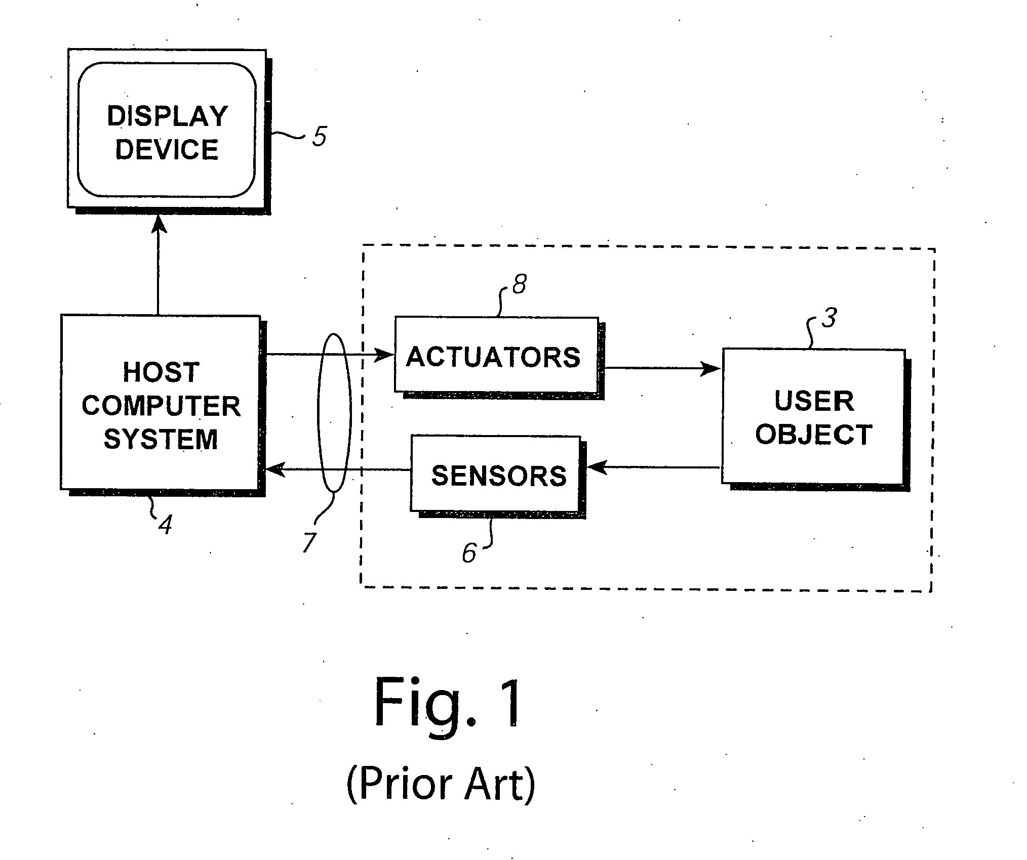 Power management for interface devices applying forces