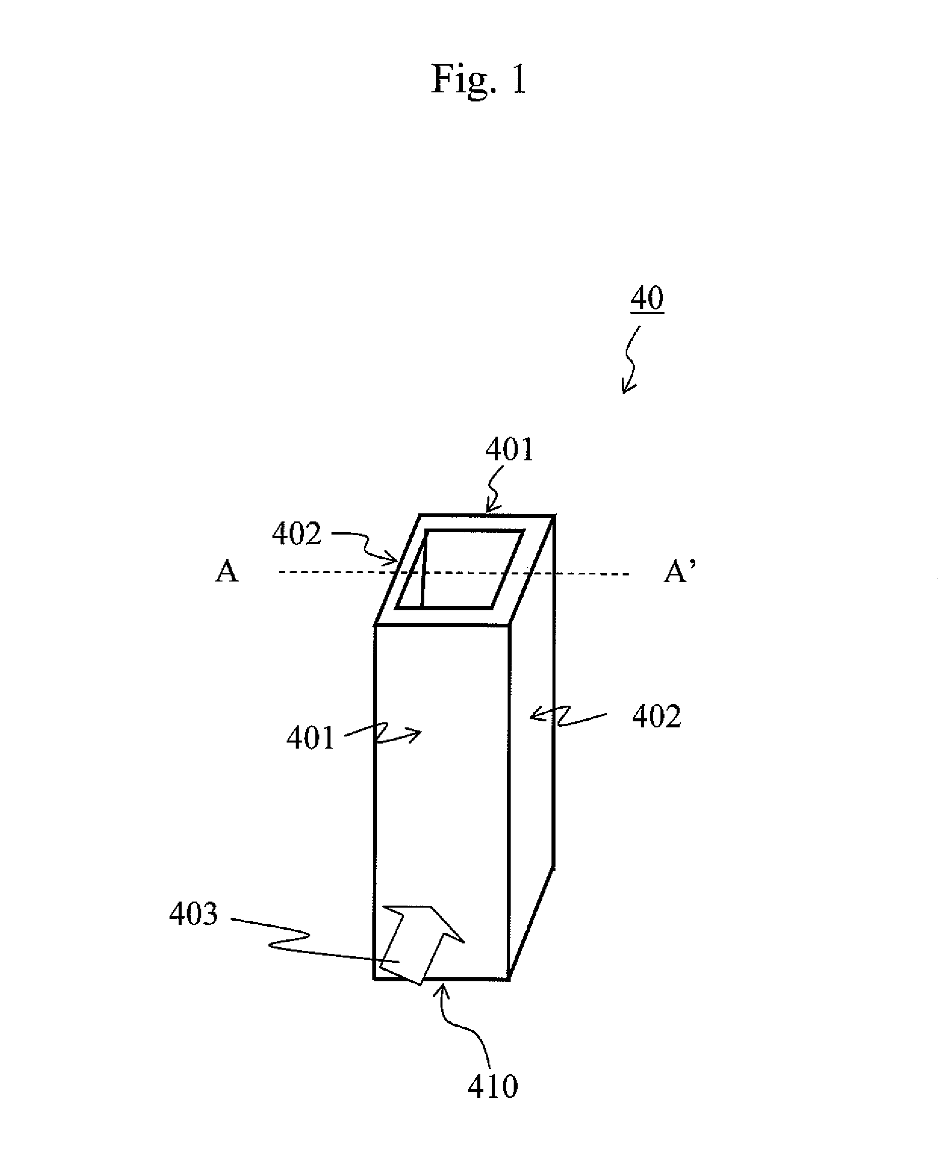 Cell made of polymers for spectra measurement and method for producing the same