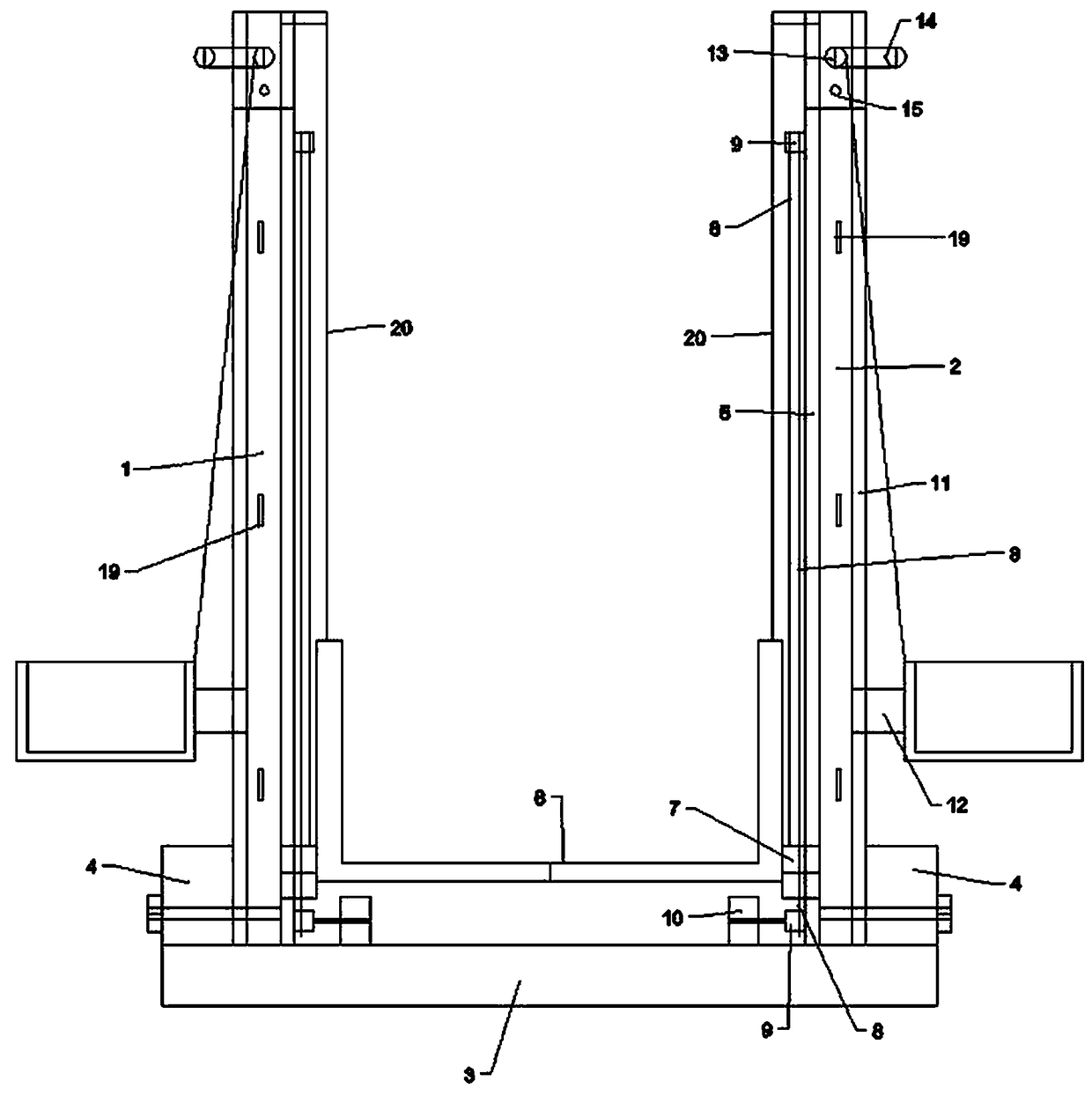 Interior design companion ladder used for assembly building