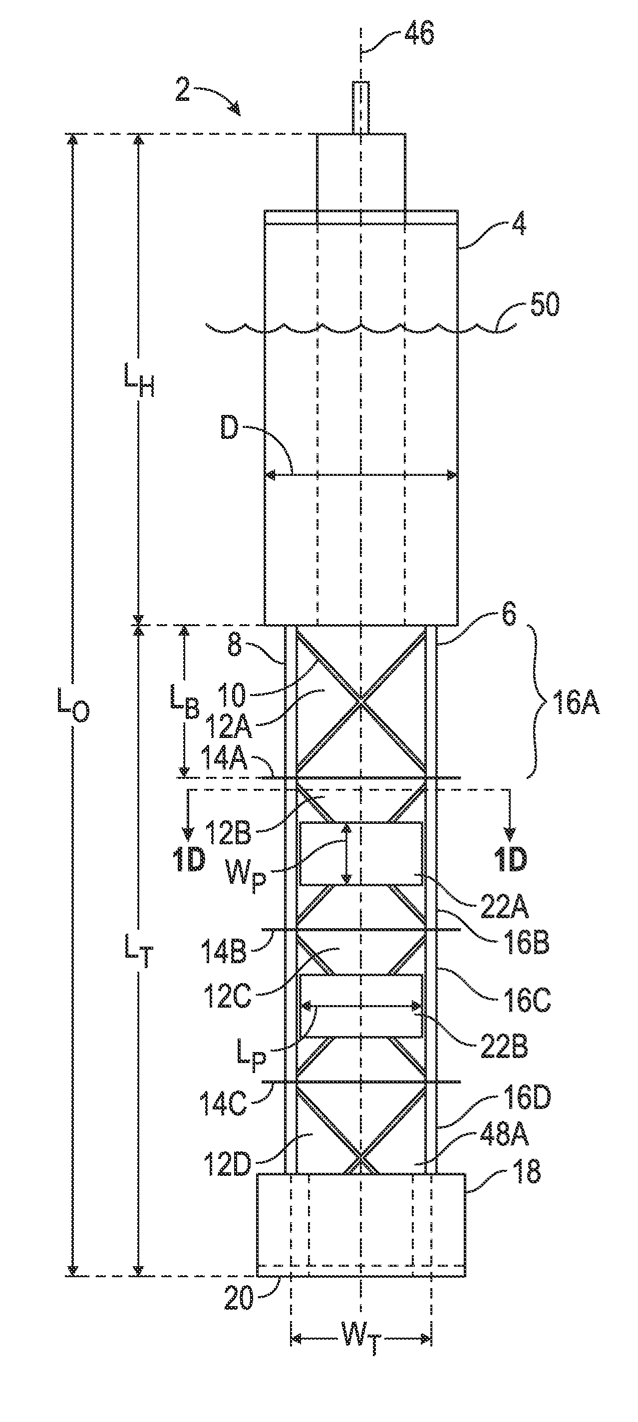 Truss spar vortex induced vibration damping with vertical plates