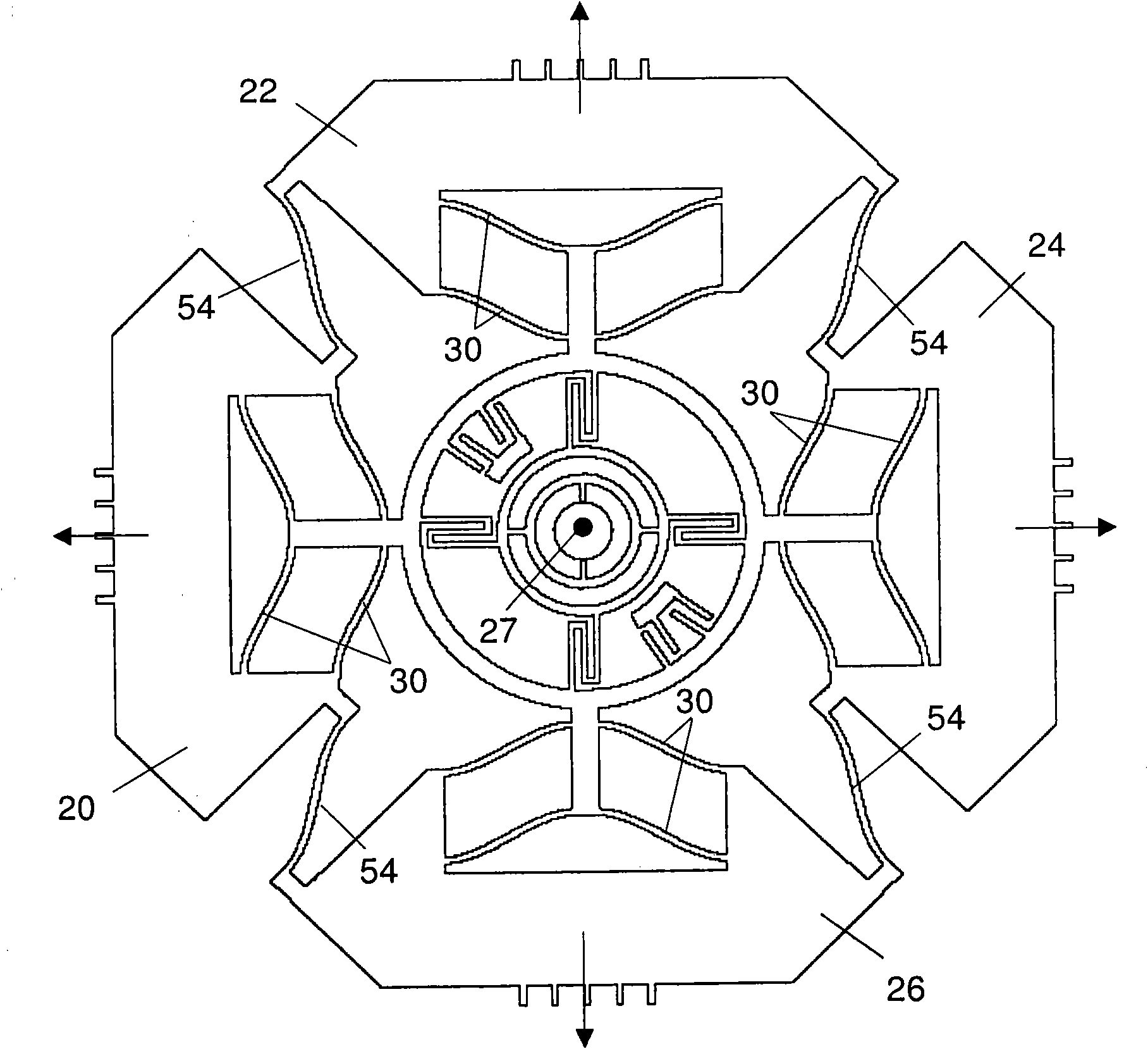 Tri-axis angular rate sensor