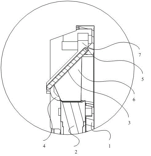 Wall-mounted projection equipment