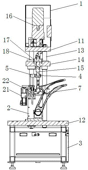 Rubber bushing double-servo press fitting equipment and press fitting method