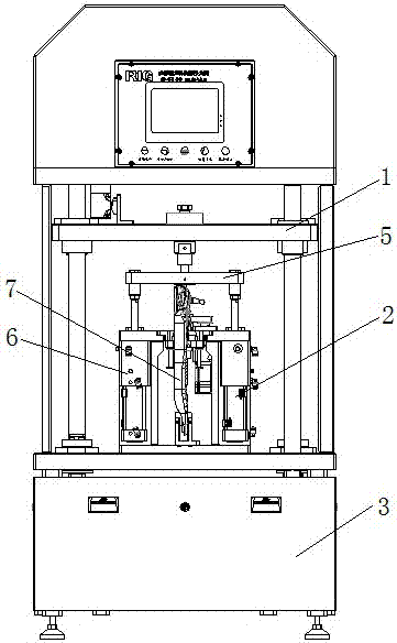 Rubber bushing double-servo press fitting equipment and press fitting method