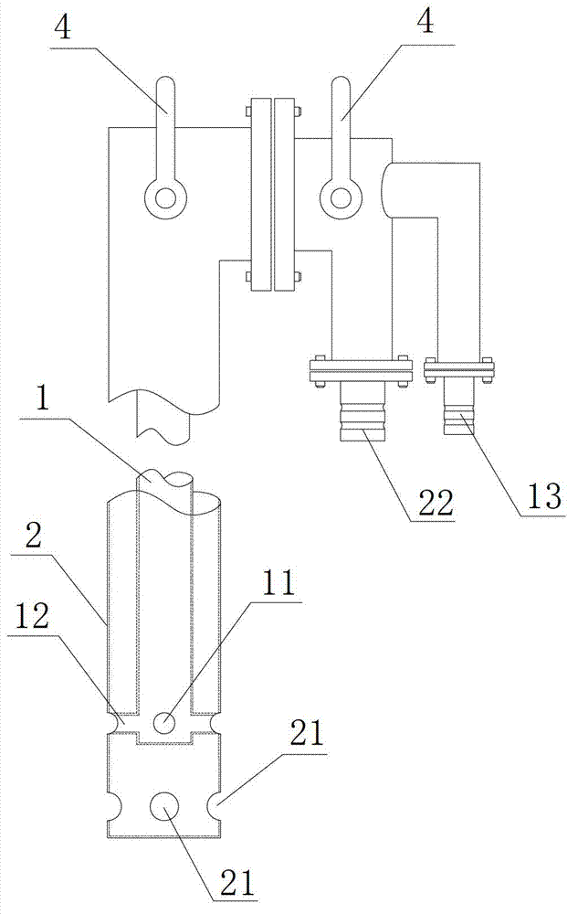 Reaming device for reinforcing soft soil foundation