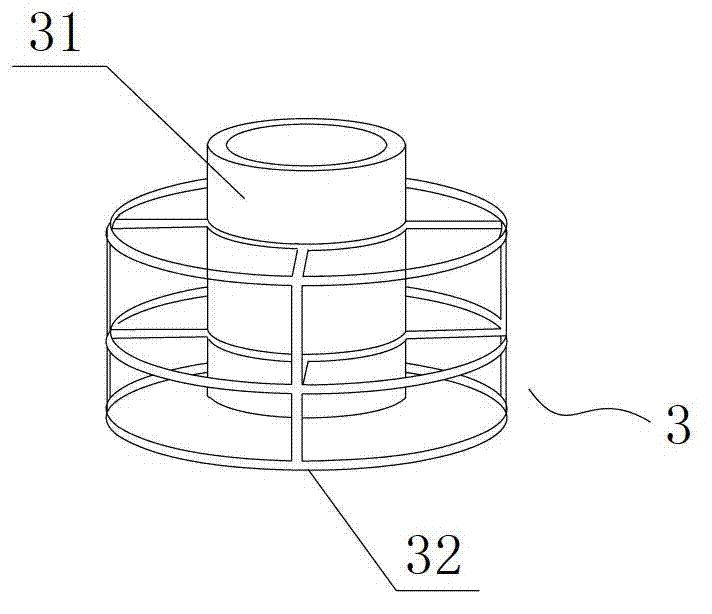 Reaming device for reinforcing soft soil foundation