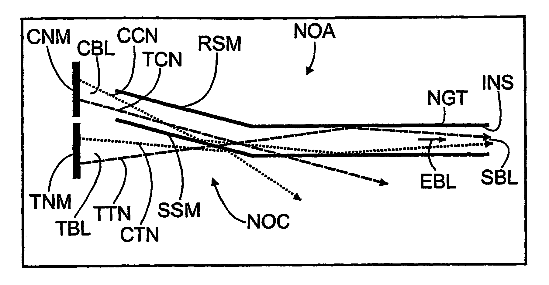 Neutron-optical component array for the specific spectral shaping of neutron beams or pulses