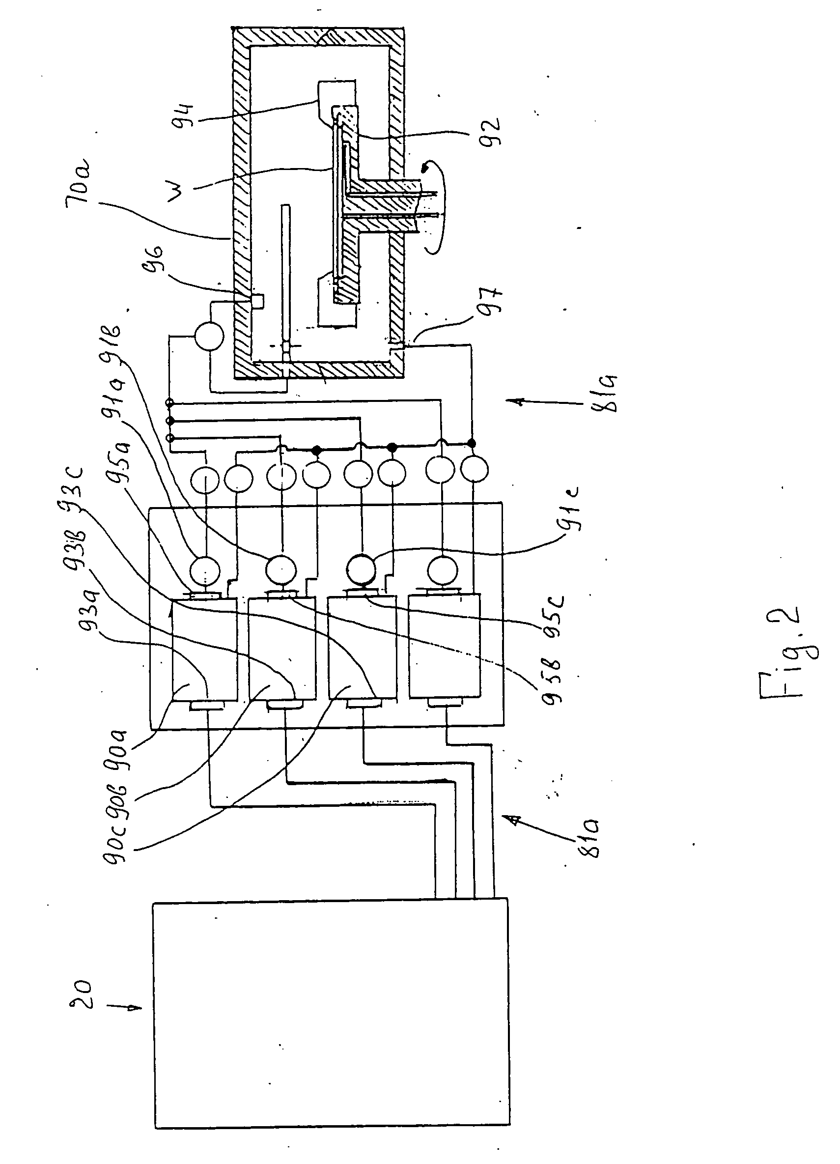Spatially-arranged chemical processing station