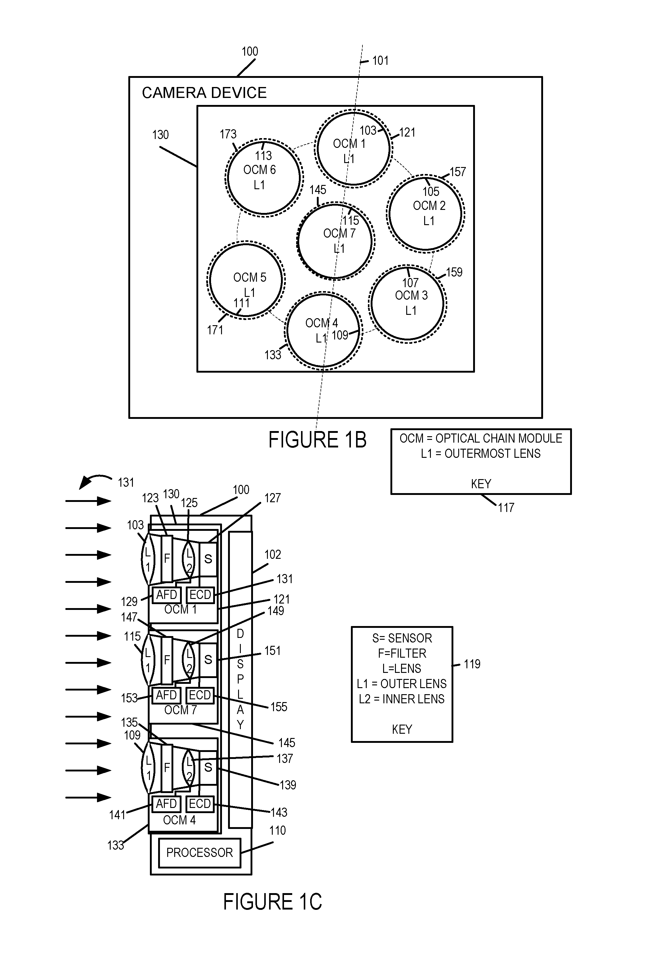 Methods and apparatus for using multiple optical chains in paralell