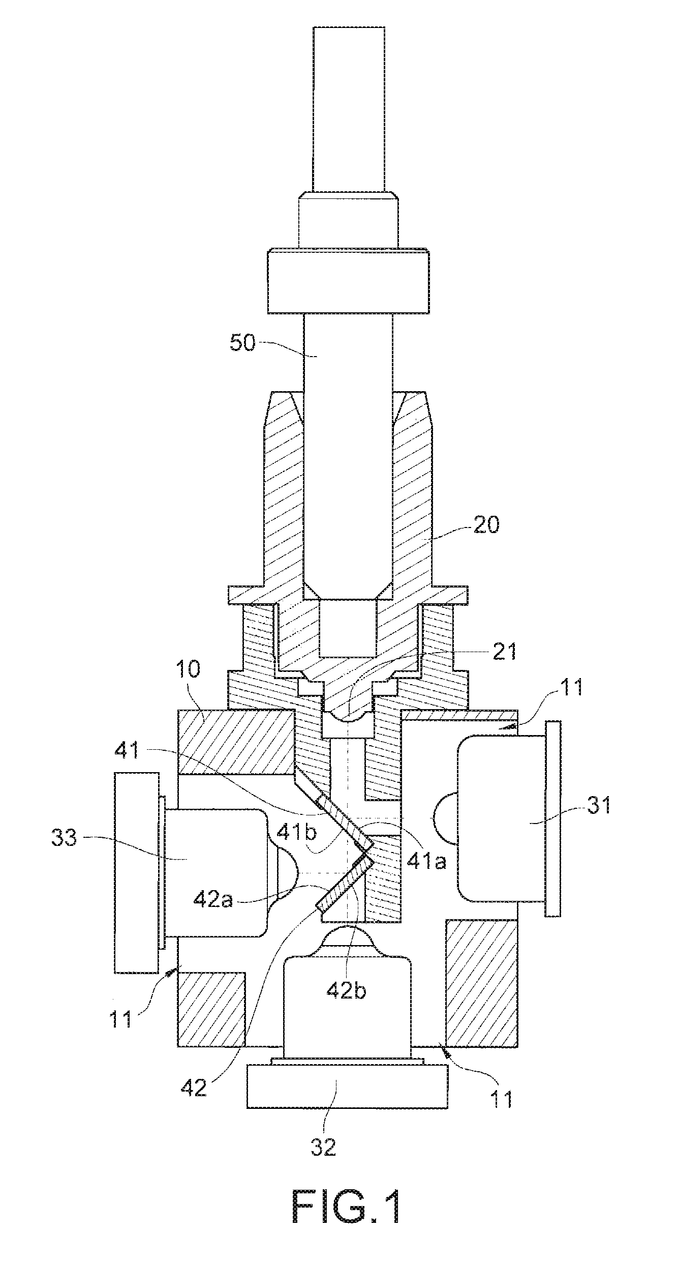 Three-way optical device