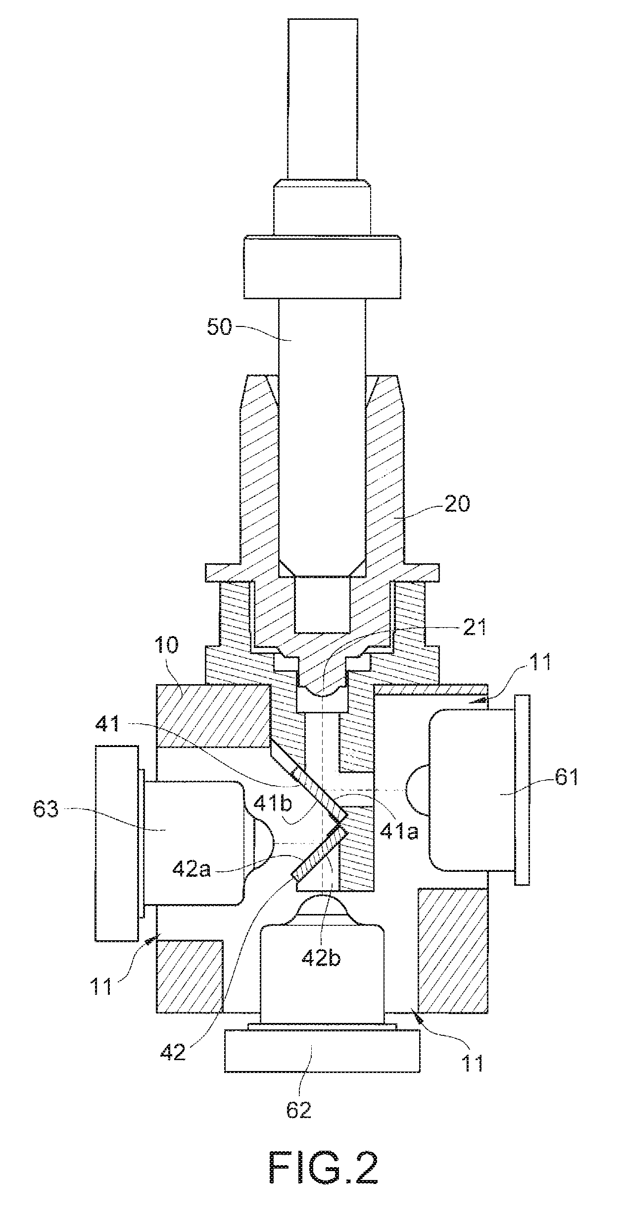 Three-way optical device