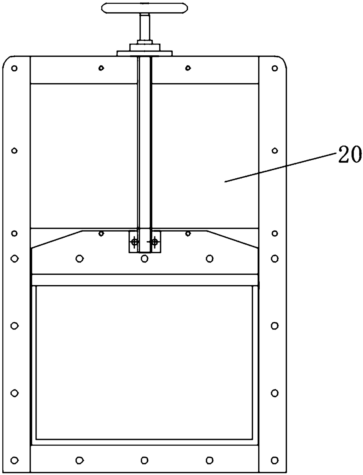 Manual gate valve