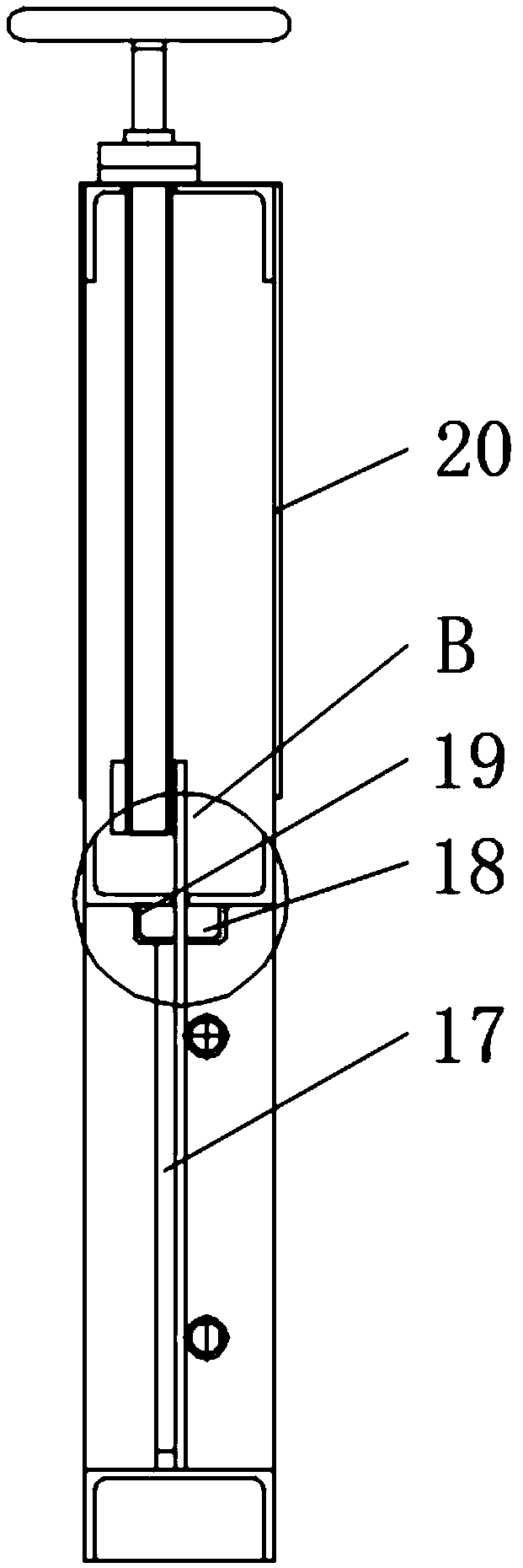 Manual gate valve