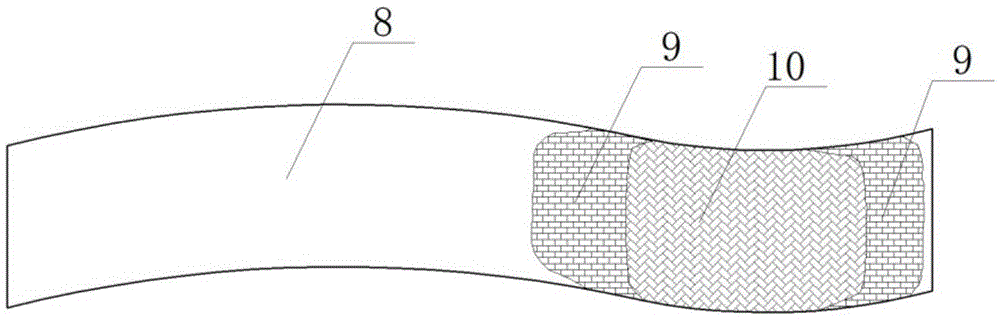 Wear-resistant S-shaped pipeline elbow and anti-abrasion treatment method of elbow
