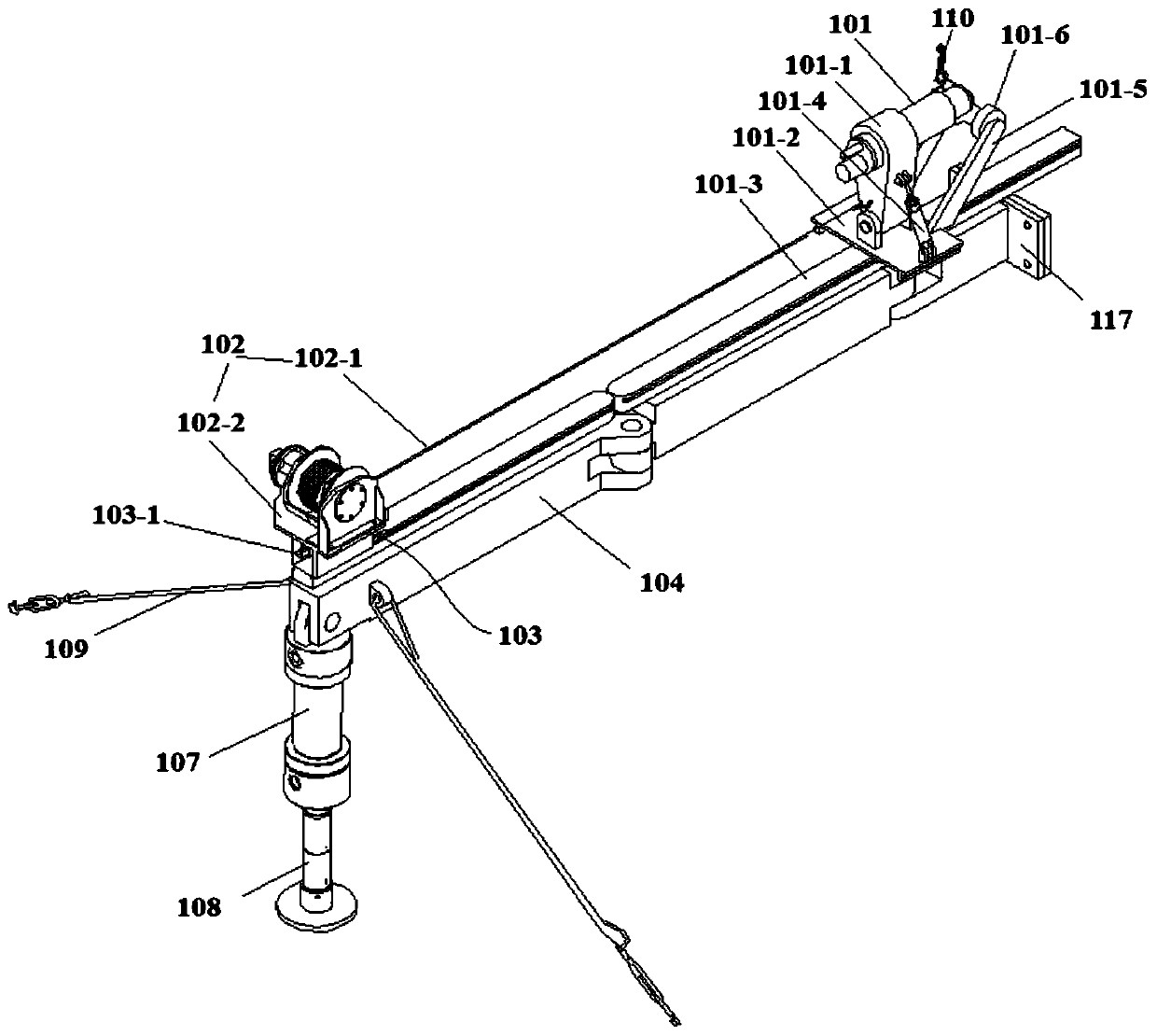 Automatic loading and unloading drill pipe and water feeder unit, device and construction method of mine drilling rig