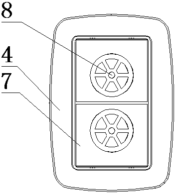 A simple air purification device applied to indoor furniture