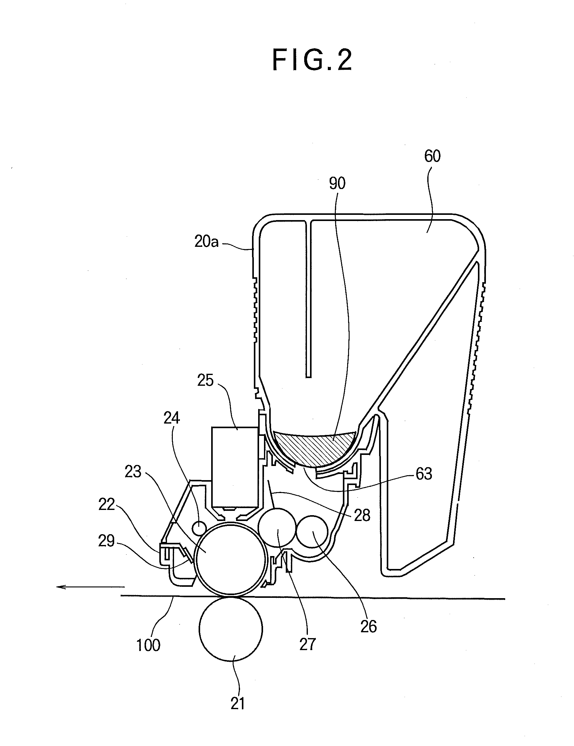 Developer storage container, image forming unit and image forming apparatus
