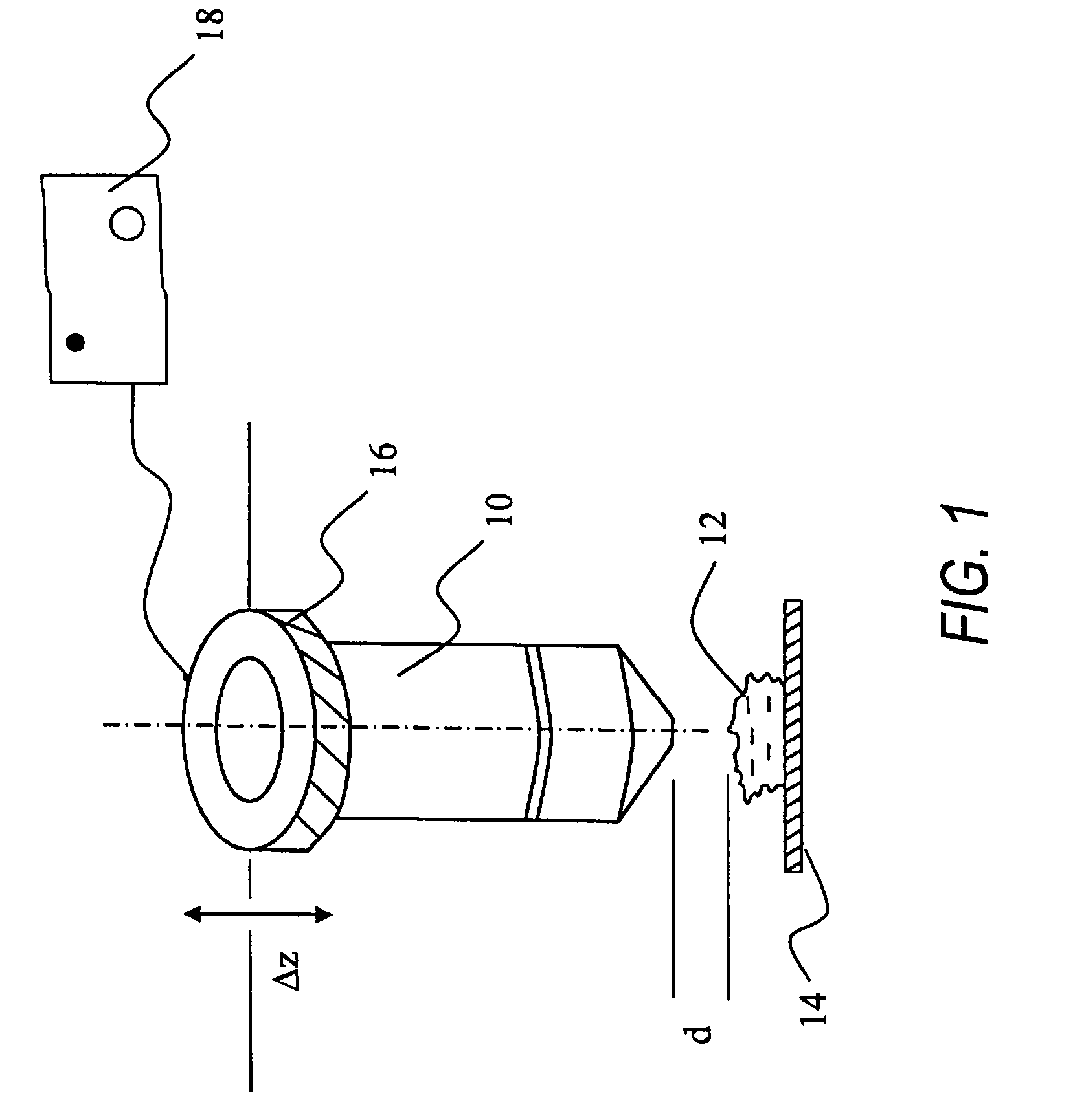 Method and device for optically examining an object
