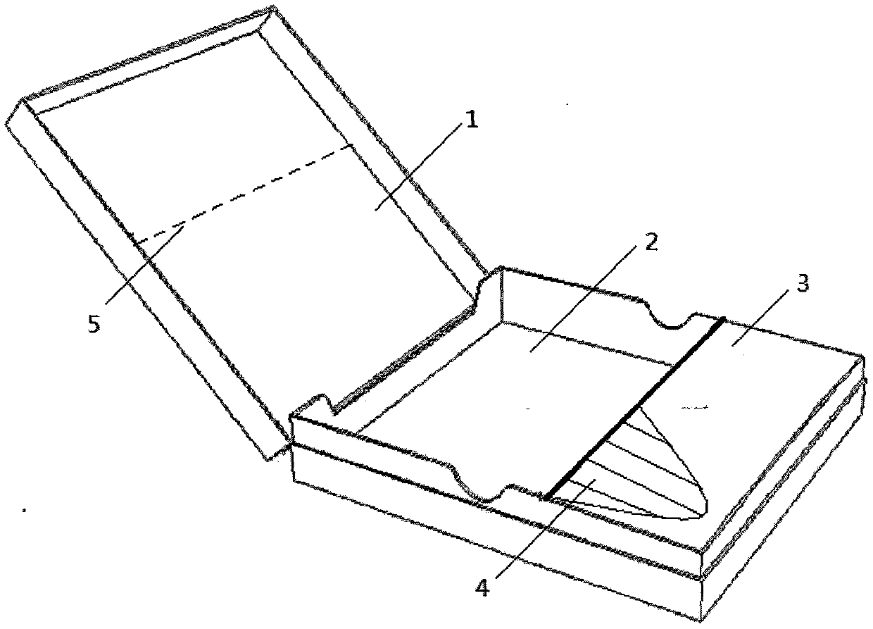 Environment protection type cigarette box with cigarette end and cigarette ash collecting function