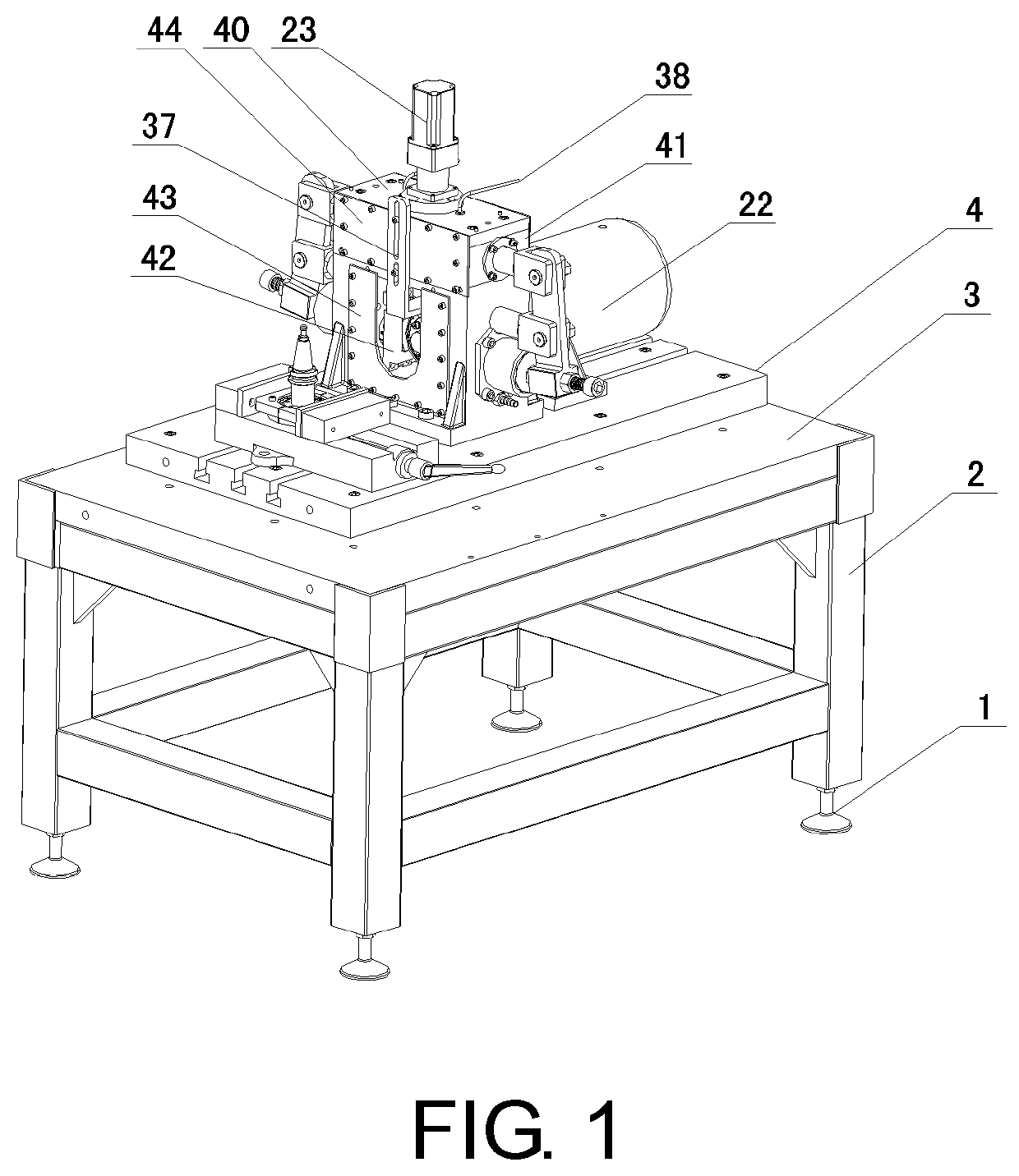 Fault diagnosis and life testing machine for flexible precision thin-wall bearing