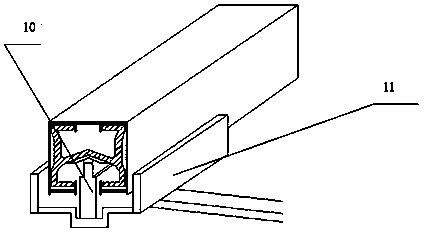 Crown block safety slide wire point inspection device and method