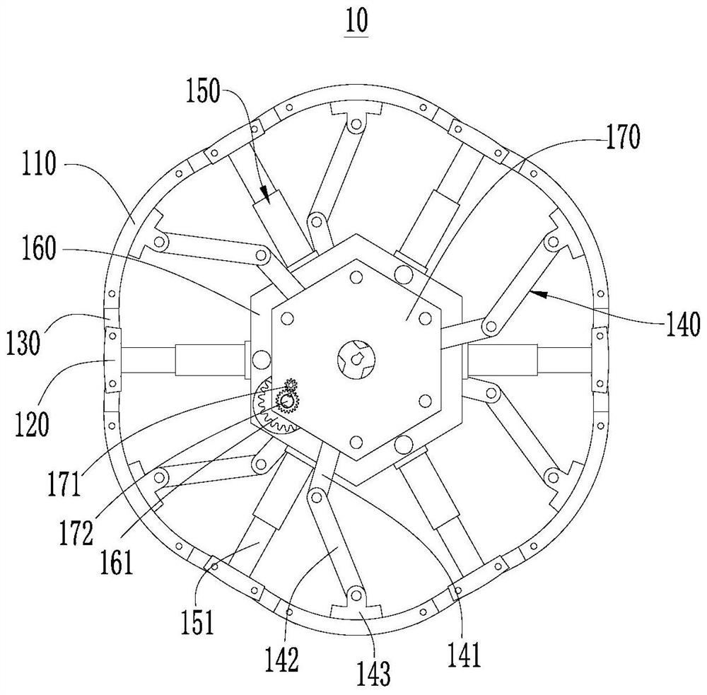 Wheel diameter mechanism and manipulator