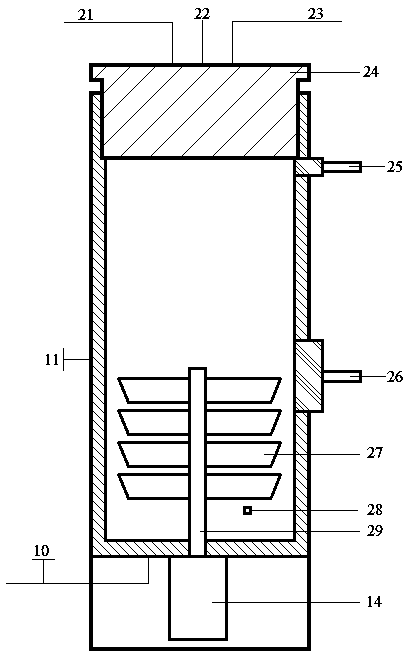 Decomposition characteristic test system for solid fluidization exploitation of marine non-diagenetic hydrate and method