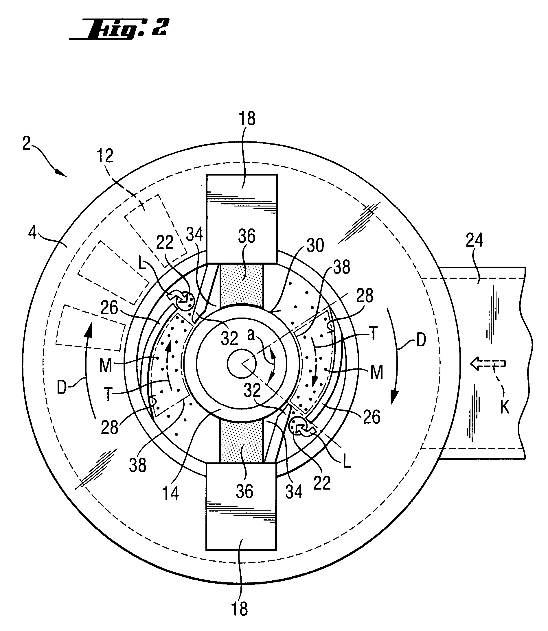 Universal motor with a device for removing dust