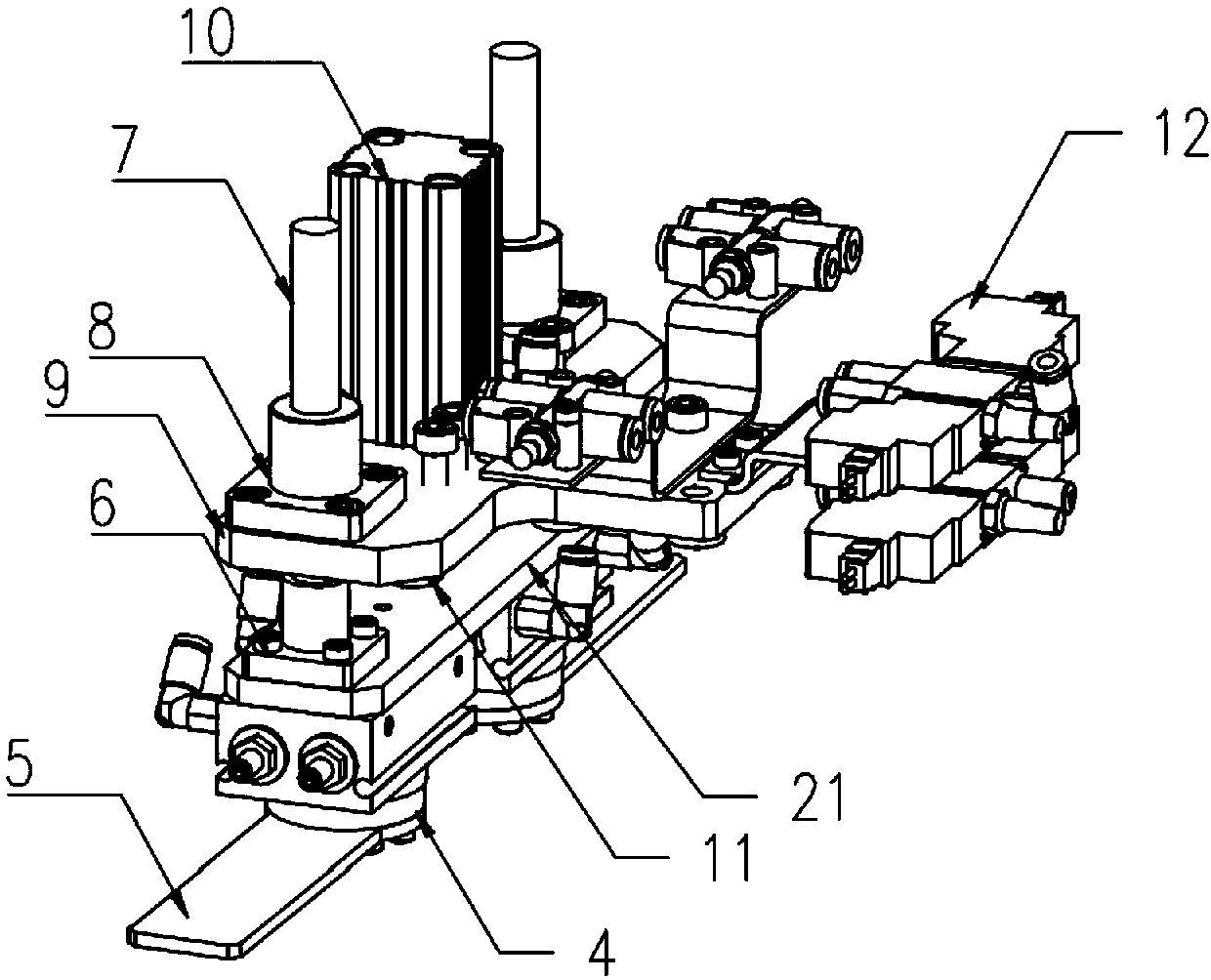 Book grabbing device and control method of book grabbing device