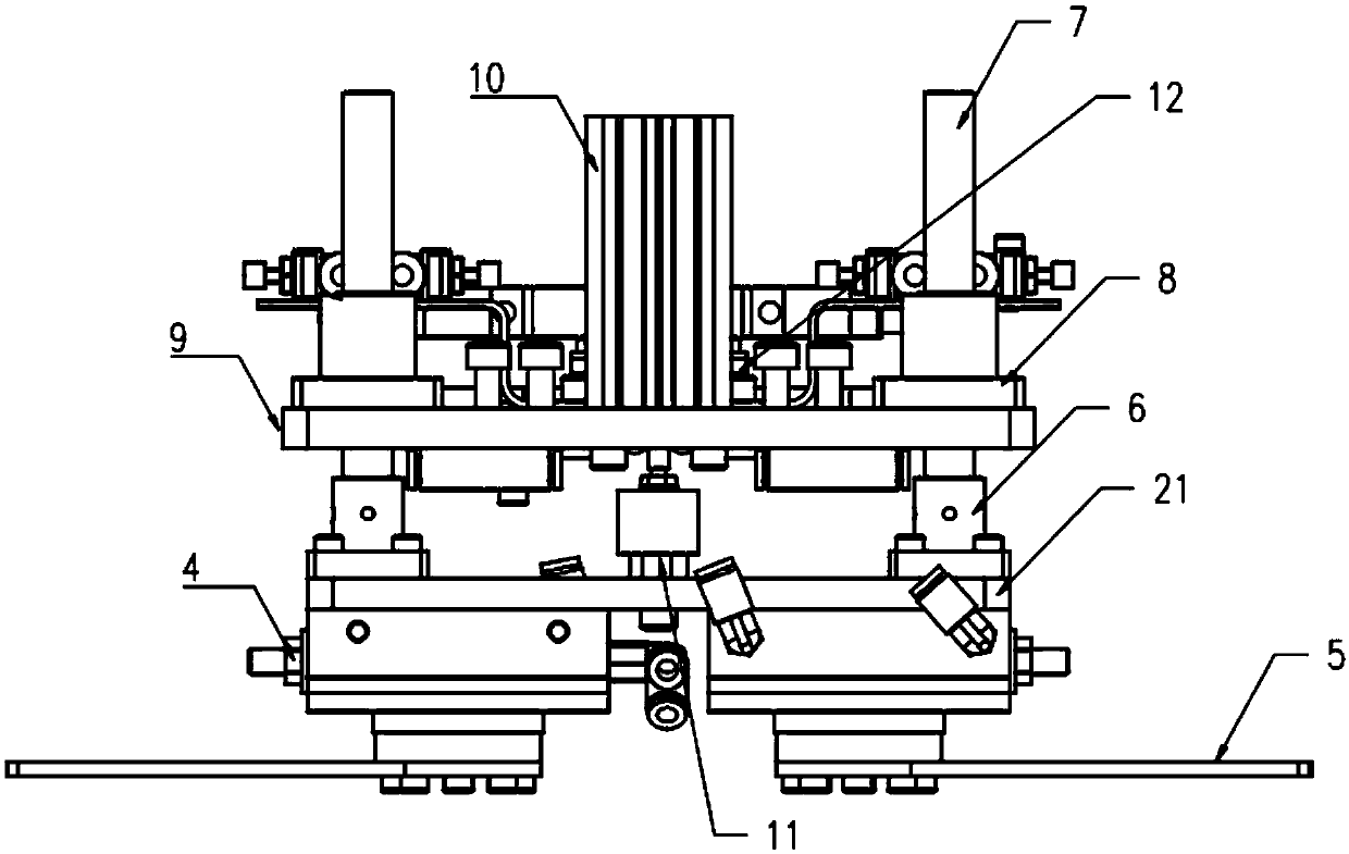 Book grabbing device and control method of book grabbing device