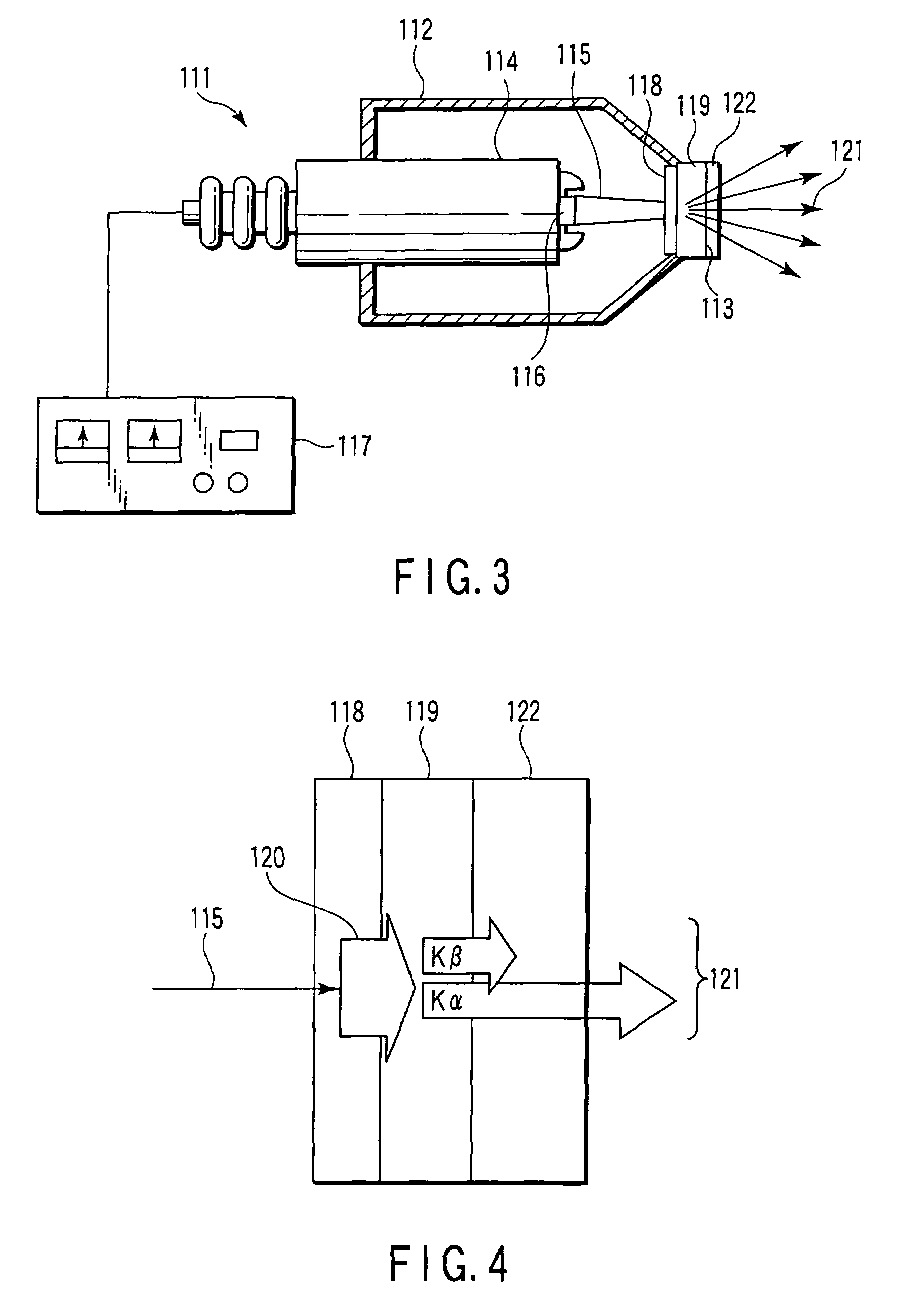 X-ray source and fluorescent X-ray analyzing apparatus