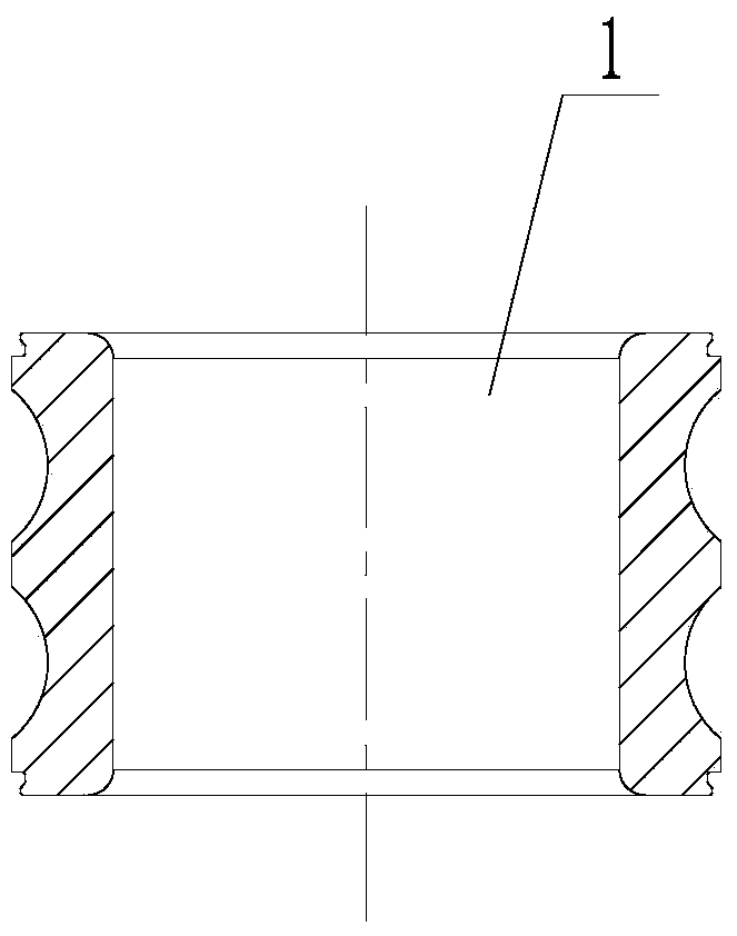 Second row ball filling mechanism of two-row ball bearing