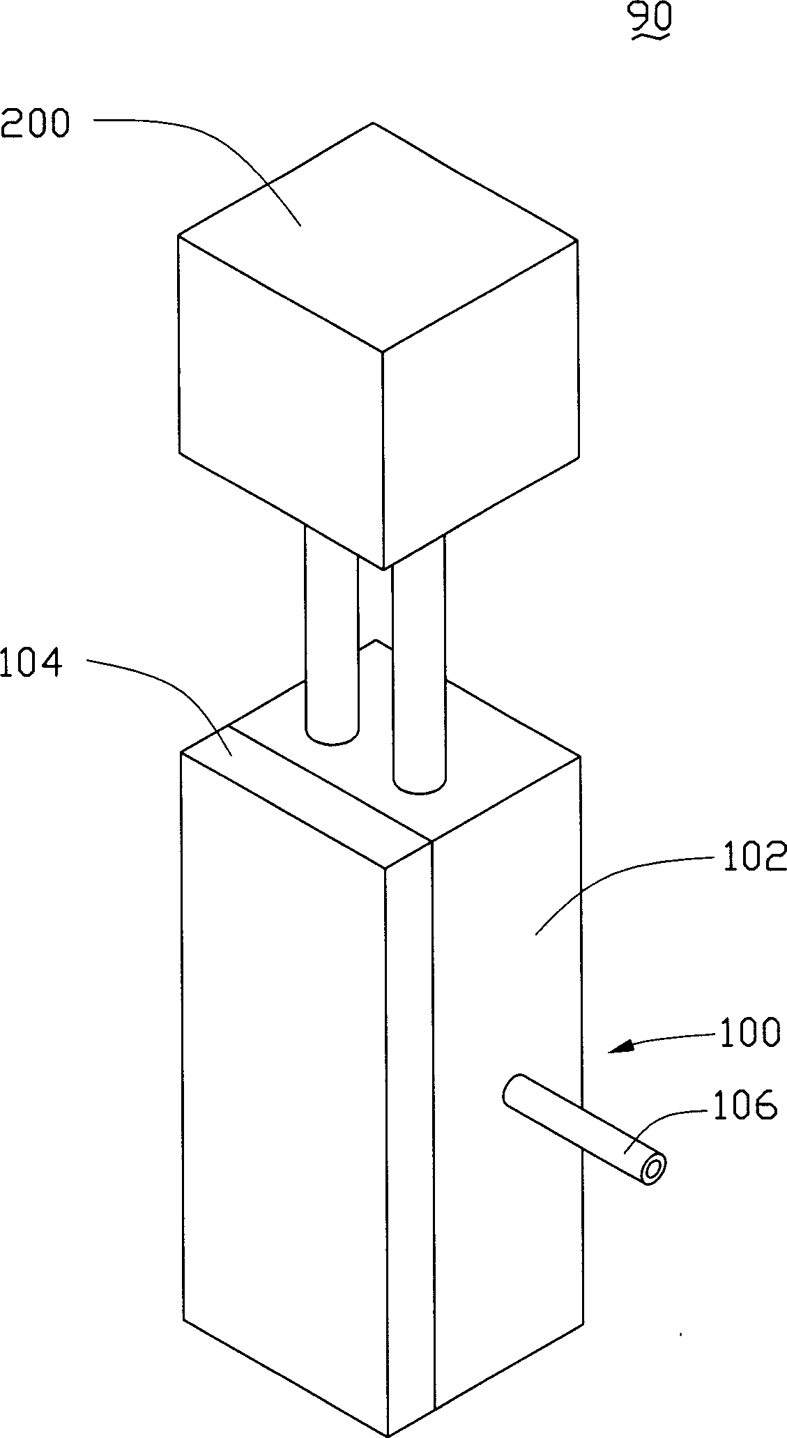 Device for measuring thermal coefficient