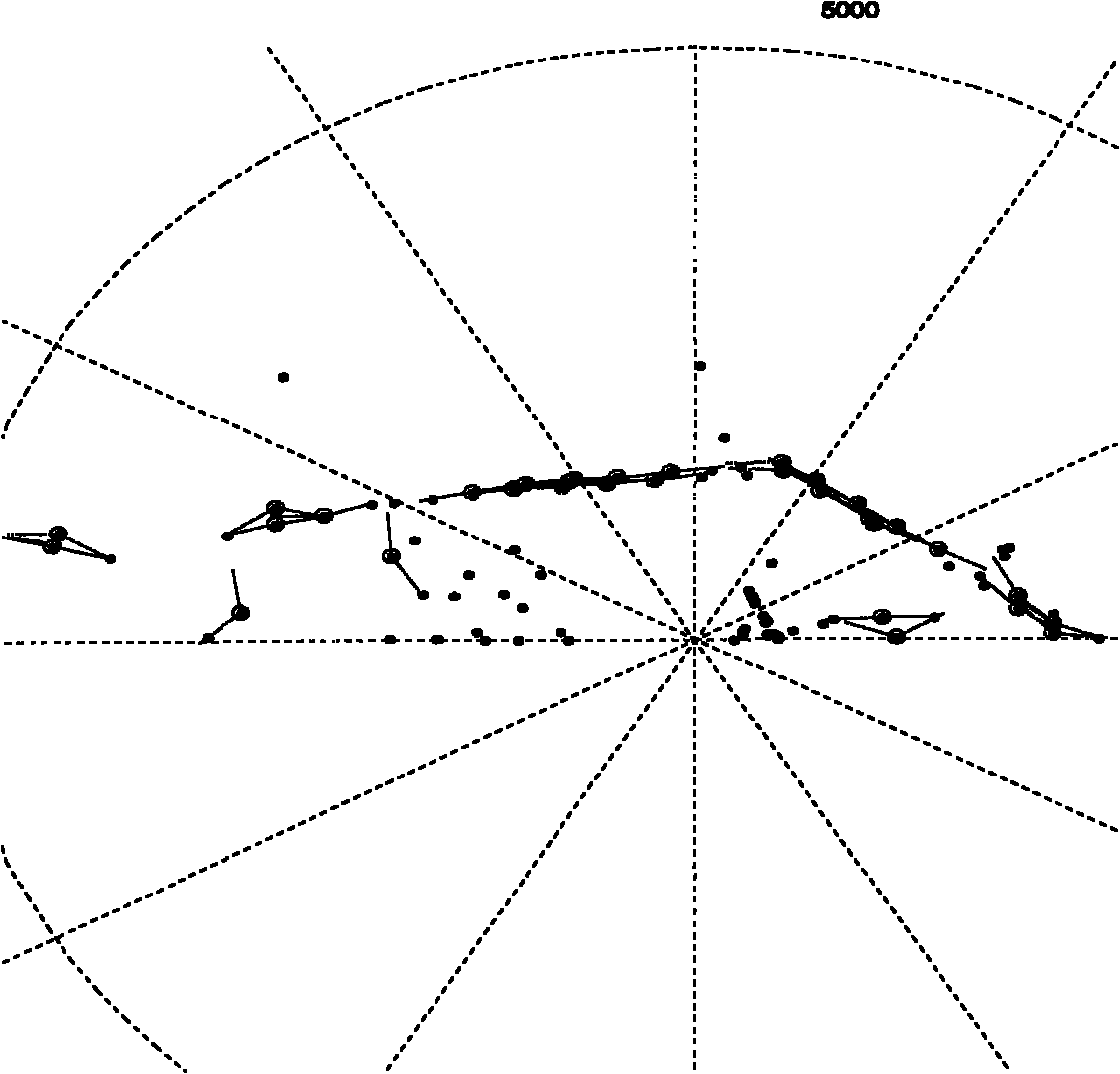 Image processing-based high-tension line identification method