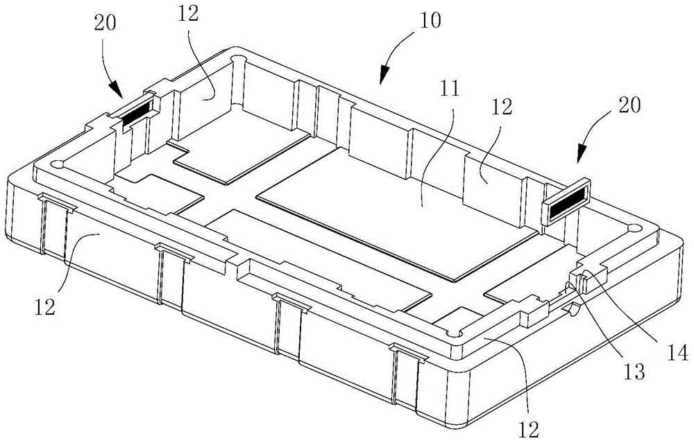 A liquid crystal glass packaging box and moisture-proof packaging structure