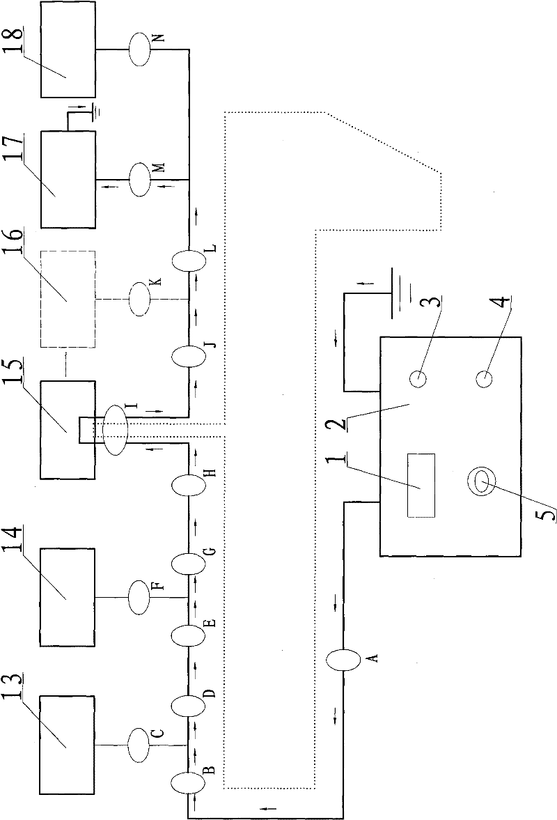 Method for detecting and monitoring high-resistance ground fault by online zero setting and test device thereof