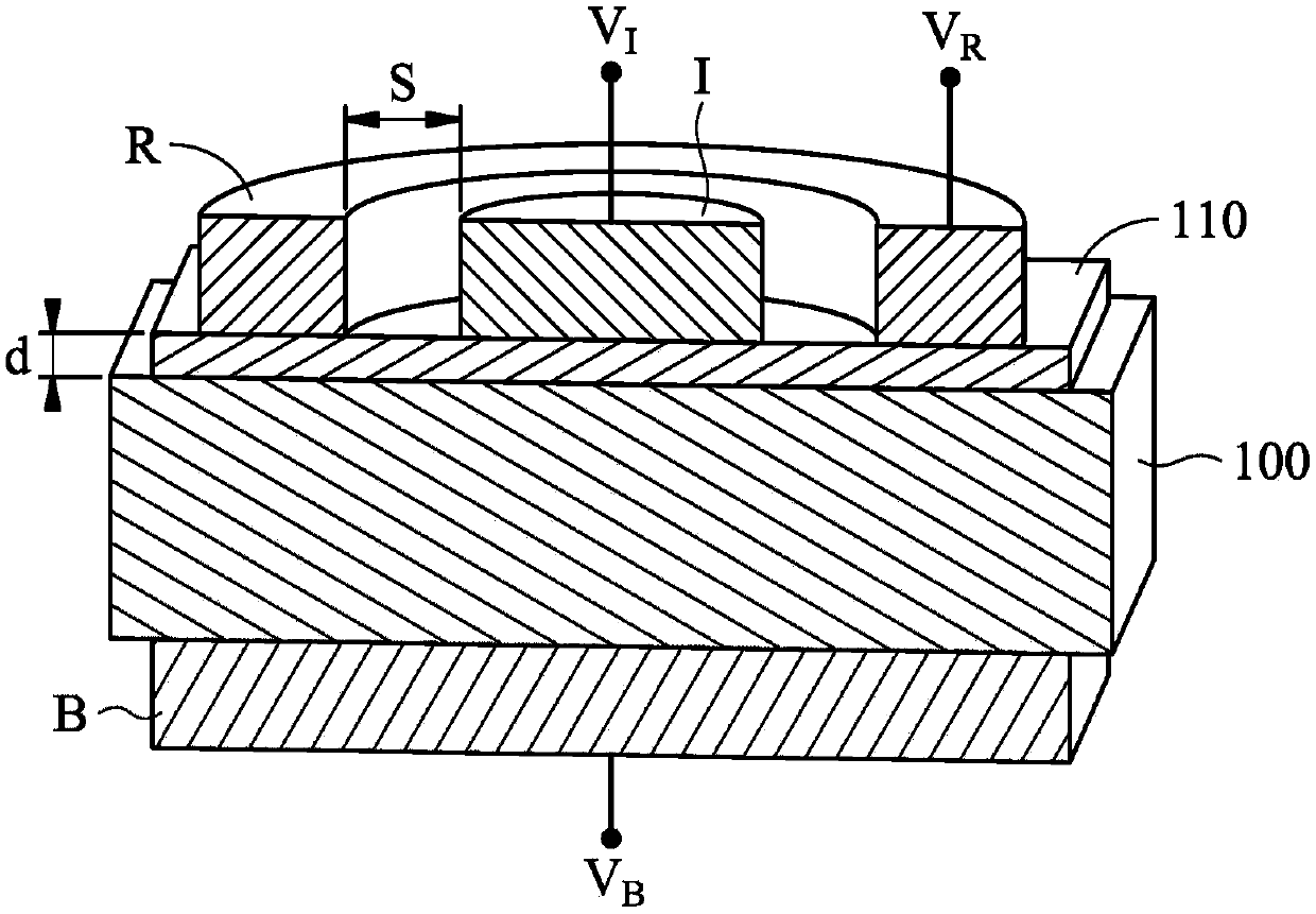 Metal-insulator-semiconductor-insulator-metal (MISIM) device, method of operation, and memory device including the same