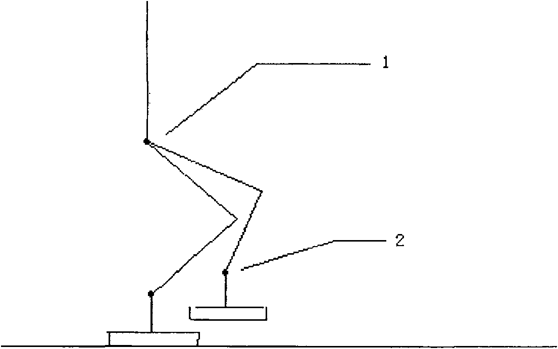 Motion programming method and apparatus for preventing human imitating robert from leaning one way or another