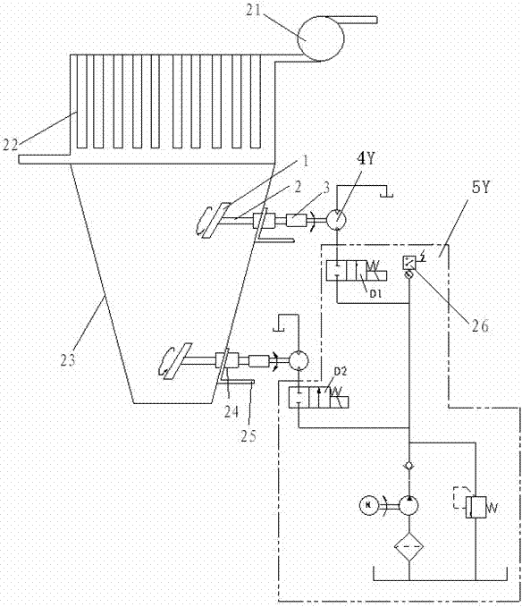 Blade type level gage