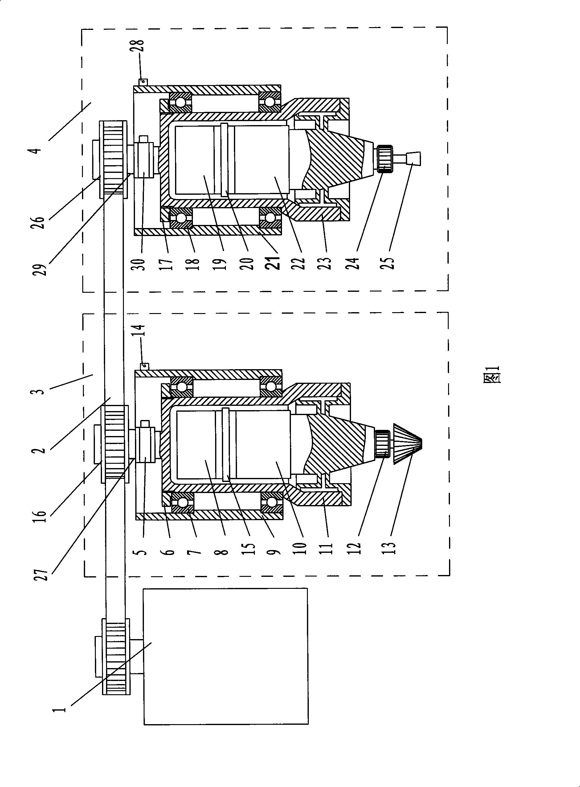 Numerically controlled machine knife tool on-line coping device